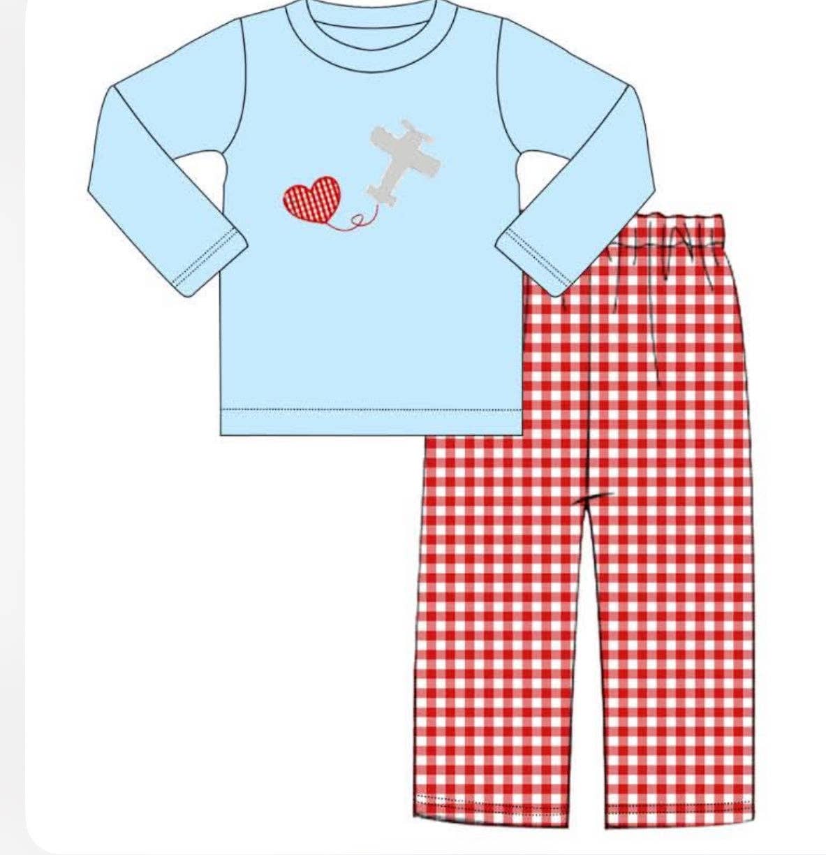 Preorder Boy Airplane Pant Set