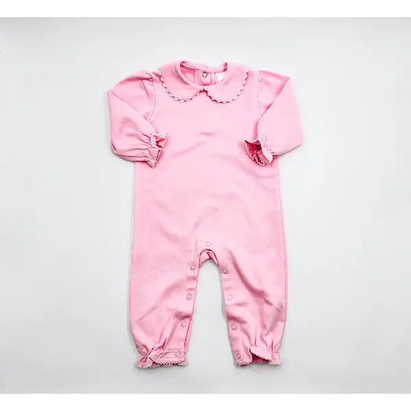 Girls Ric Rac Collar Romper