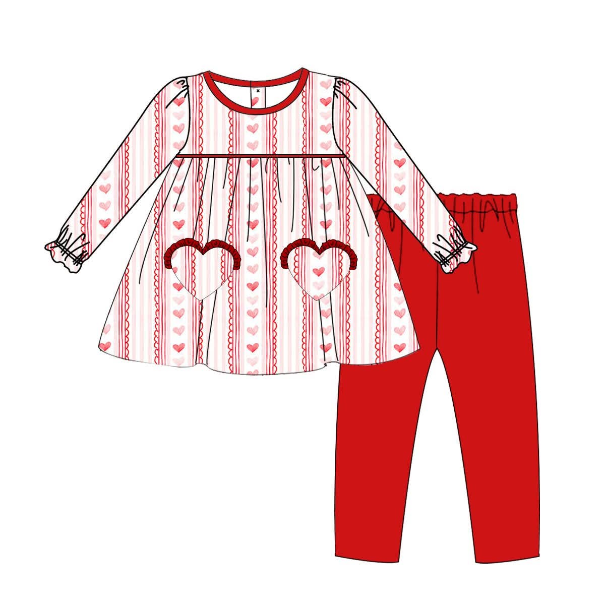 Preorder Valentine Tunic Set